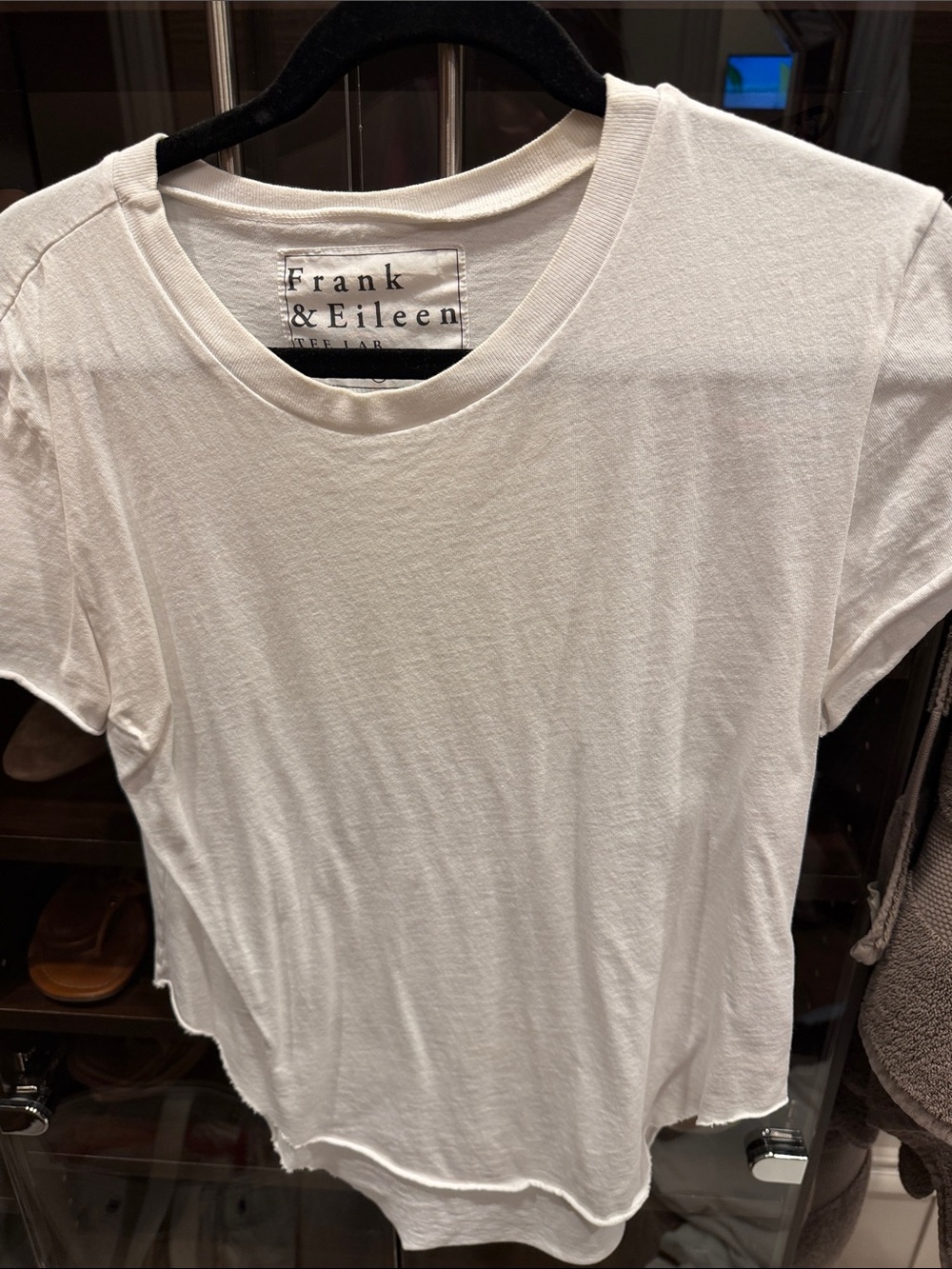 Frank & Eileen Ivory Short Sleeve Crewneck Tee
